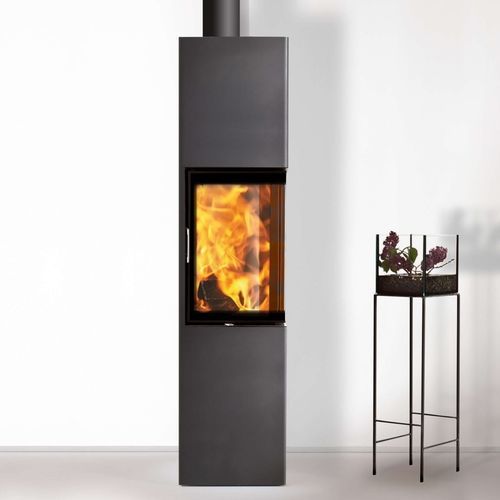 Poêle à bois - Slim 2.0 - AUSTROFLAMM - 0 - 5 kW / à poser / d'angle