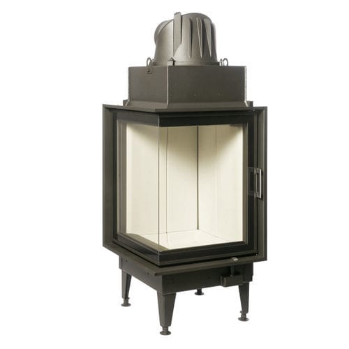 Insert de cheminée d'angle - 55x55x68 K 2.0 - AUSTROFLAMM - à bois / contemporain