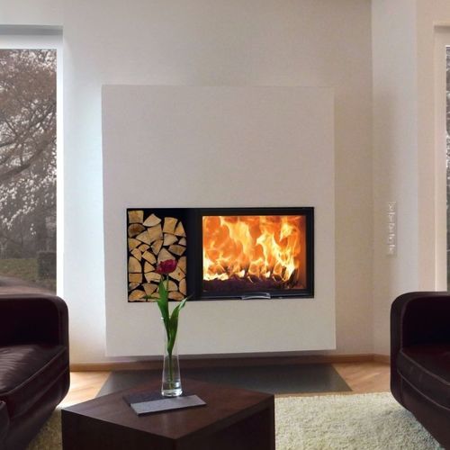 Insert de cheminée à bois - 75x57 S 2.0 - AUSTROFLAMM - contemporain