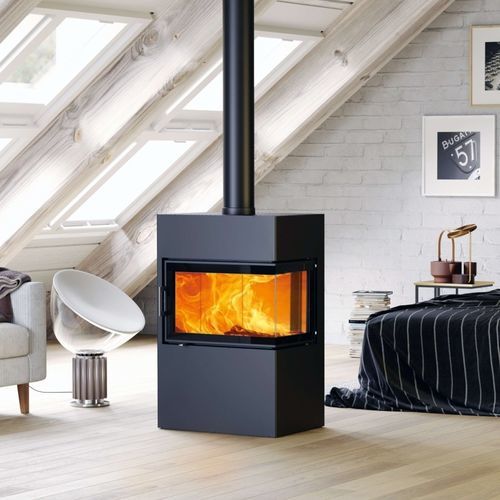 Poêle à bois - Dexter 2.0  - AUSTROFLAMM - 6 kW / à poser / d'angle