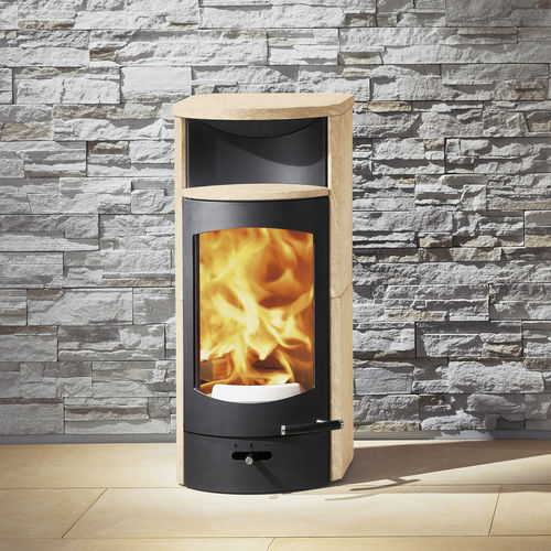 Poêle à bois - Flok 2.0 - AUSTROFLAMM - 4 kW / à poser / contemporain