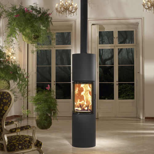 Poêle à bois - Stila - AUSTROFLAMM - 0 - 5 kW / à poser / central