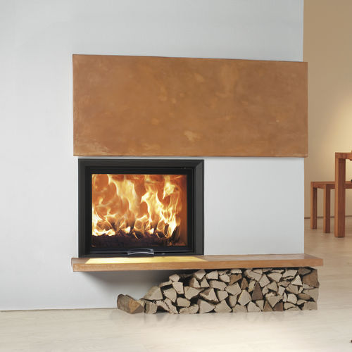 Foyer fermé à bois - 80x64 S 2.0 - AUSTROFLAMM - à 1 face / en métal / en verre