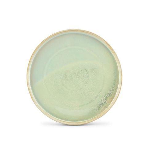 Assiette ronde - Structo : 604922 - Fine2Dine - en porcelaine / turquoise
