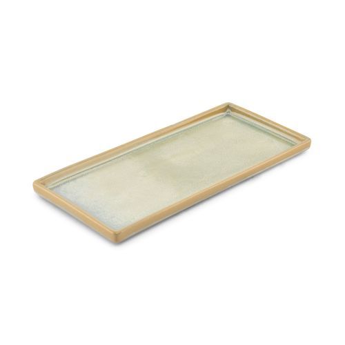 Assiette de service - Structo : 604924 - Fine2Dine - rectangulaire / en porcelaine / turquoise