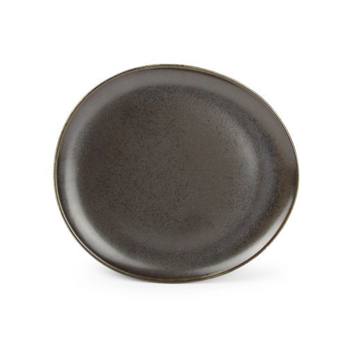 Assiette plate - Ceres : 604598 - Fine2Dine - ronde / en porcelaine / noire