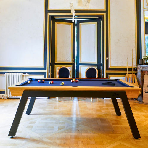 Table de billard contemporaine - Scipion  - STELLA BABY-FOOT & BILLARDS - résidentielle / professionnelle / en chêne