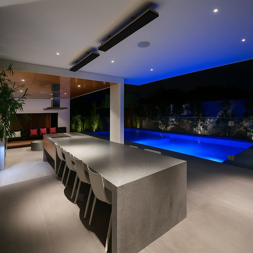 Chauffage de terrasse infrarouge de plafond - HIH1.8C - CWT PREVAL FRANCE - électrique / résidentiel / pour hôtel