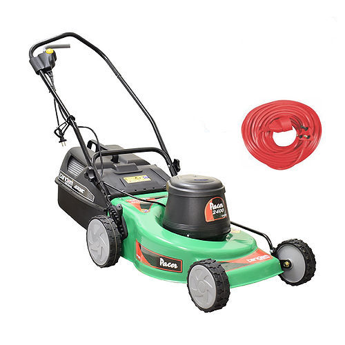 Tondeuse à gazon à conducteur marchant - Pacer E - Tandem Lawn Industries - électrique / autotractée