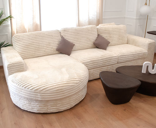 Canapé d'angle - MIRA - TRUST MOBILIER - contemporain / en tissu / avec accoudoirs