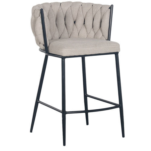 Chaise de bar contemporaine - WAVAR - TRUST MOBILIER - d'intérieur / en tissu / avec piètement en métal