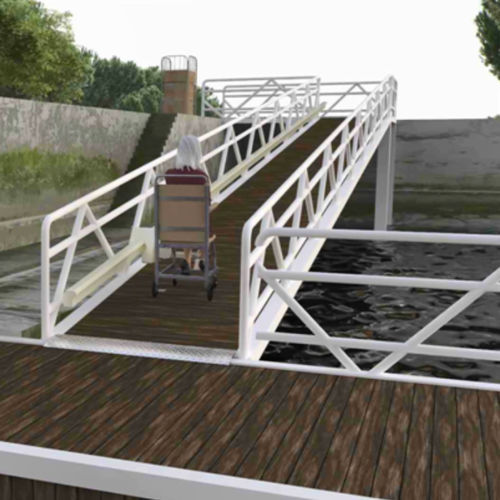 Ascenseur pour passerelle - Abtei Lift Group - électrique / incliné