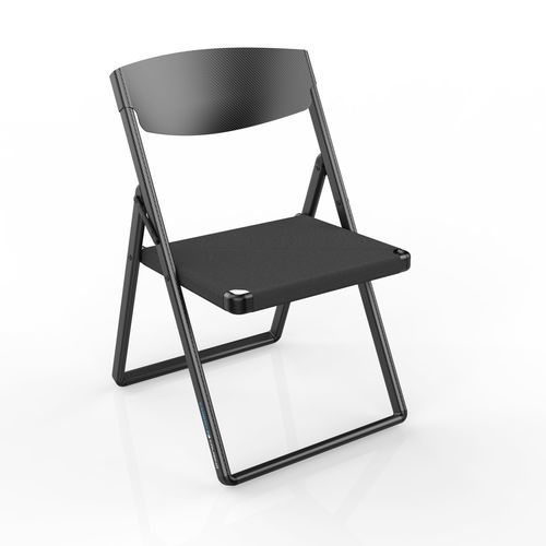 Chaise contemporaine - SYLVANO - Carbon Cruising - d'intérieur / d'extérieur / en tissu