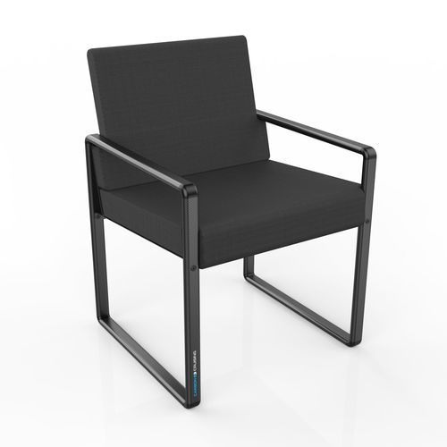 Fauteuil contemporain - CATALINA - Carbon Cruising - en tissu / en fibre de carbone / sur mesure
