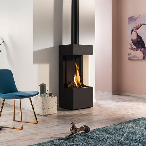 Cheminée à gaz - Trimline Quartz - Trimline Fires - à poser / sur pied / centrale