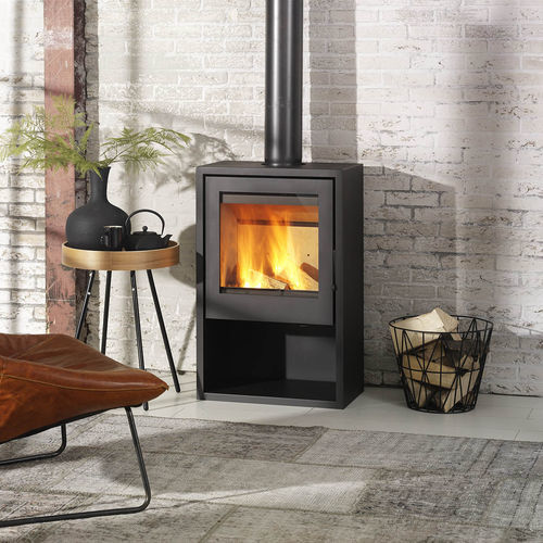 Poêle à bois - Woody Air 8 - Trimline Fires - 7 kW / 0 - 5 kW / à poser