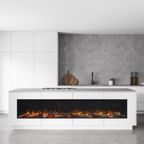 Cheminée électrique - Trimline 220E Solus - Trimline Fires - encastrable / adossée / d'angle