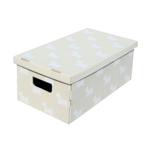 Boîte de rangement en carton - Unduetre Doggy - Lavatelli S.r.l. - avec couvercle