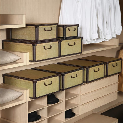 Boîte de rangement en carton - Baulino Tapirus - Lavatelli S.r.l. - avec couvercle / pour armoire