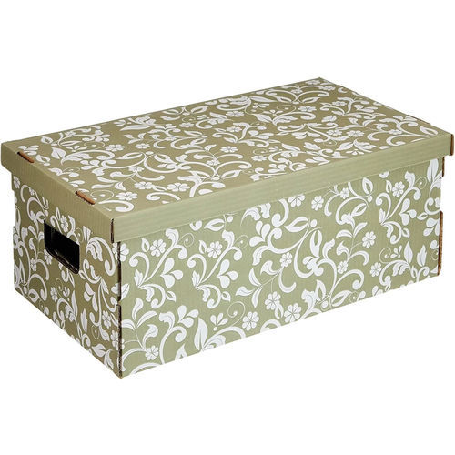Boîte de rangement en carton - Unduetre Fiori - Lavatelli S.r.l. - avec couvercle