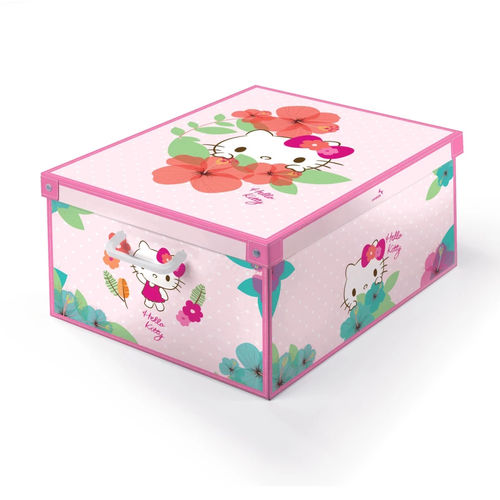 Boîte de rangement en carton - Hello Kitty - Lavatelli S.r.l. - avec couvercle / pour armoire