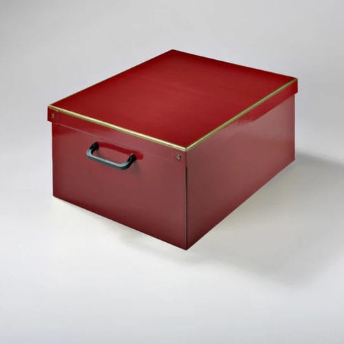 Boîte de rangement en carton - Baulotto Bordeaux - Lavatelli S.r.l. - avec couvercle / pour armoire