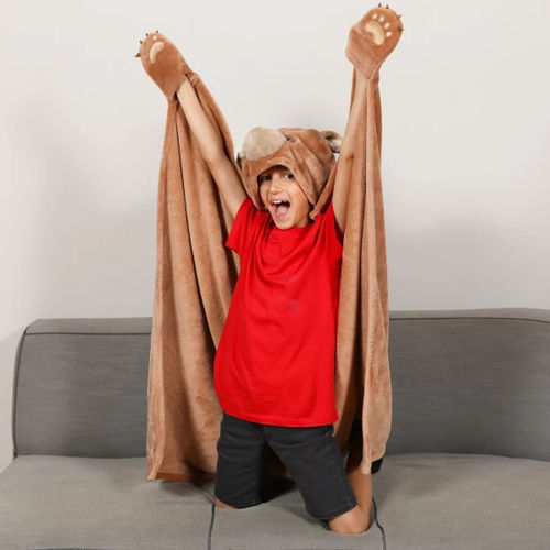 Couverture en polyester - Kanguru Bear Blanket - Lavatelli S.r.l. - en tissu
