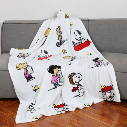 Plaid en tissu - Kanguru Peanuts - Lavatelli S.r.l.