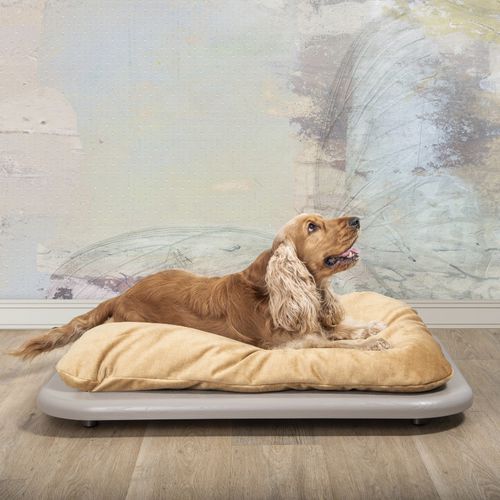 Lit pour chien en bois massif - Nuvola - LABILLA - en tissu / en frêne / en bois laqué