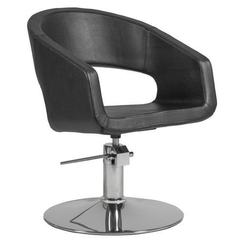Fauteuil de coiffure contemporain - Boho - WEELKO BARCELONA - en PVC / en métal chromé / avec pompe hydraulique