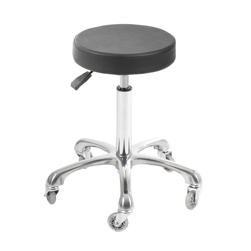 Tabouret de coiffure contemporain - Motion - WEELKO BARCELONA - en simili cuir / avec piètement en aluminium / à roulettes