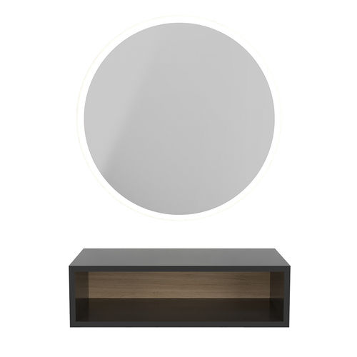 Miroir mural - Traz - WEELKO BARCELONA - pour salon de coiffure / de barbier / contemporain