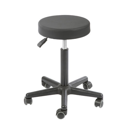 Tabouret de coiffure contemporain - Drive - WEELKO BARCELONA - en simili cuir / avec piètement en plastique / à roulettes