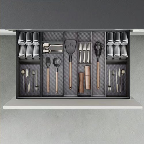 Plateau de rangement en acier thermolaqué - 3069035 - Emuca SA - de tiroir / de cuisine / modulaire