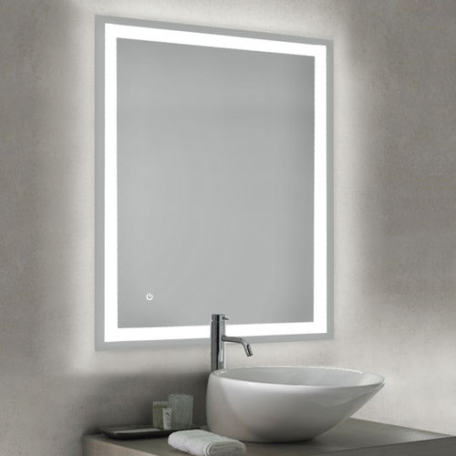 Miroir de salle de bain mural - 5151020 - Emuca SA - contemporain / rectangulaire / en plastique
