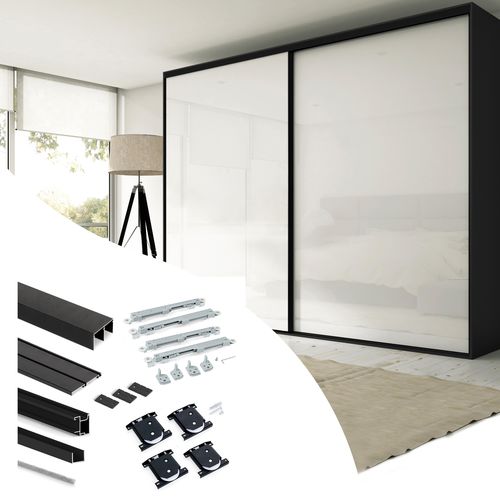 Système coulissant en aluminium - 6015514 - Emuca SA - pour porte de placard / pour meuble / résidentiel