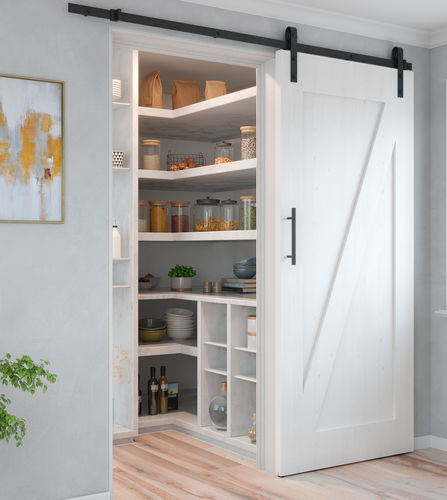 Système coulissant en aluminium - 6116514 - Emuca SA - en plastique / pour meuble / résidentiel