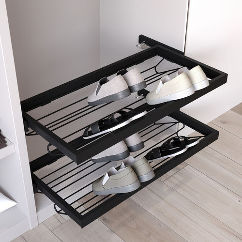 Étagère à chaussures contemporaine - 7028054 - Emuca SA - pour armoire / en acier / en aluminium
