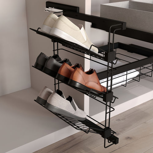 Étagère à chaussures contemporaine - 7112654 - Emuca SA - pour armoire / en acier / résidentielle