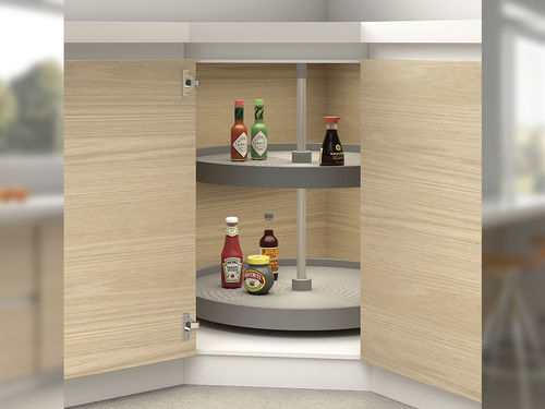 Plateau de rangement en plastique - 8929021 - Emuca SA - en aluminium / de cuisine