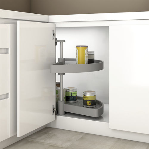 Plateau de rangement en plastique - 8929221 - Emuca SA - en aluminium / de cuisine