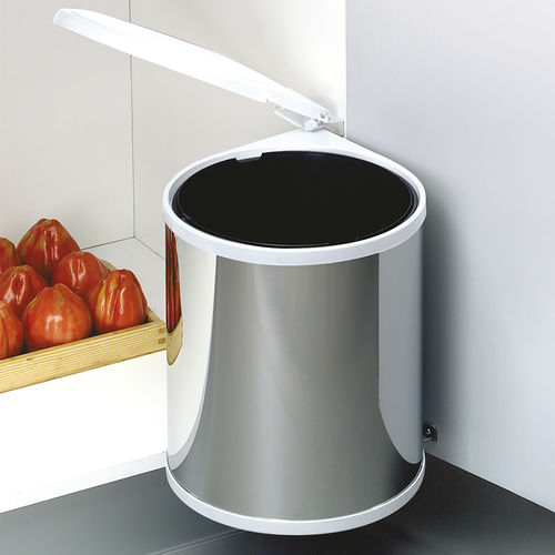 Poubelle en acier inoxydable - 8035865 - Emuca SA - en plastique / d'intérieur / résidentielle