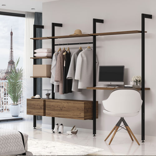 Étagère murale - 7022054 - Emuca SA - modulable / sol plafond / design minimaliste