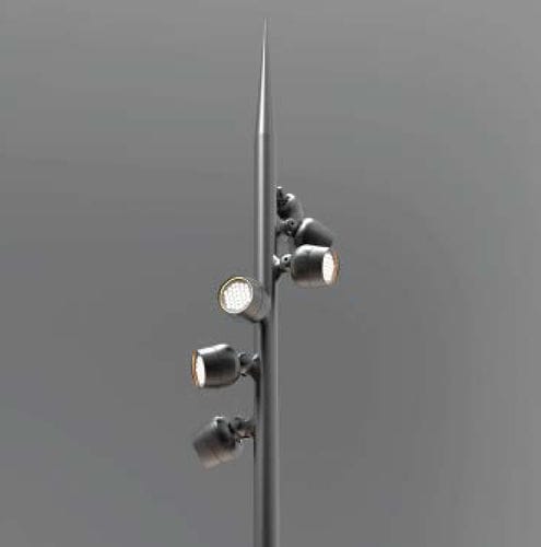 Console pour lampadaire urbain aluminisée - ZEKREET MULTI P - Beyond Lighting