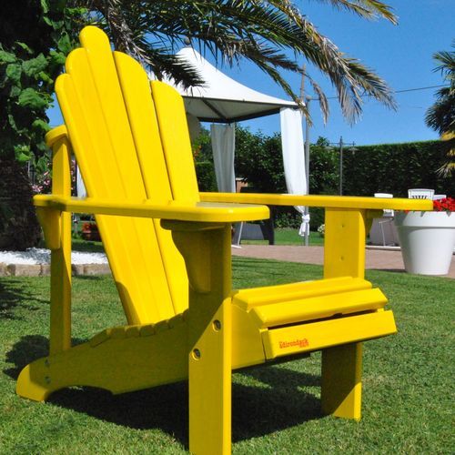 Chaise adirondack - Riviera - Adirondacktribute - contemporaine / d'intérieur / d'extérieur