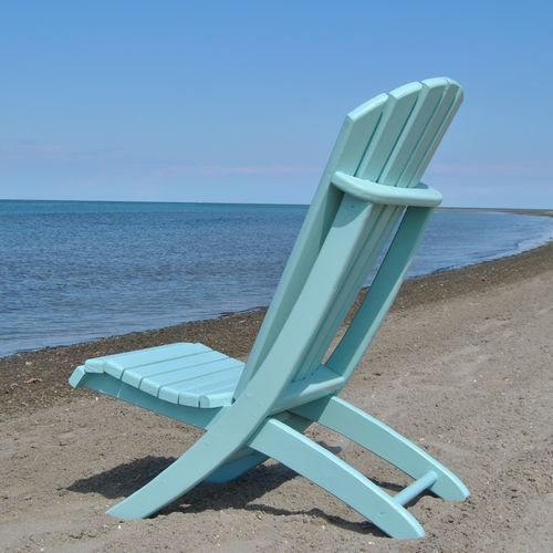 Chaise à hauteur réglable - Bassamarea   - Adirondacktribute - contemporaine / d'extérieur / en bois