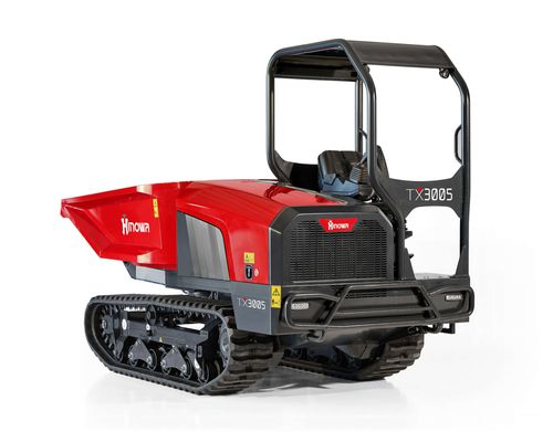 Mini-dumper à déchargement par l'arrière - TX3005 - HINOWA SPA - à benne élévatrice / à benne pivotante / sur chenilles