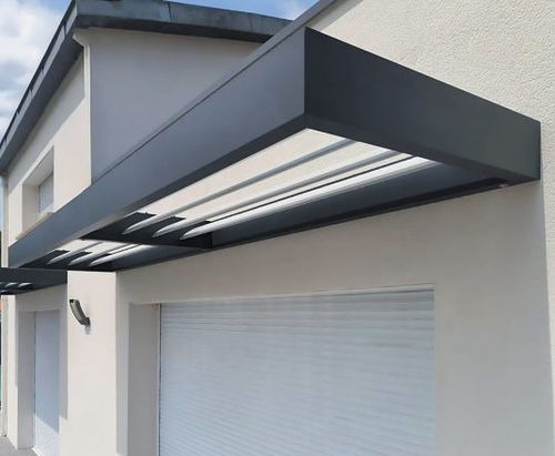 Brise-soleil en aluminium thermolaqué - Groupe AJ2R (JERREL / LI-SU DES TEMPS / ASPIC) - pour façade / pour fenêtre / horizontal