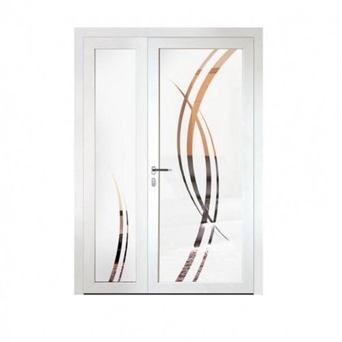 Porte d'entrée - Groupe Lorillard - en aluminium / en PVC / battante