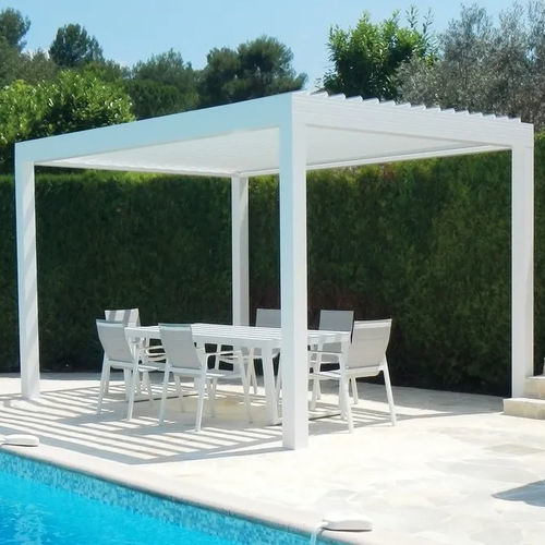 Pergola autoportée - SlimDesign - SI TECH INDUSTRIE - en aluminium / en PVC / à lames orientables